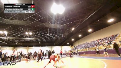 73 lbs Rr Rnd 5 - Grayson Gillham, Team Conquer Wrestling vs Branson Burkhalter, Cleveland Take Down Club