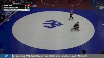 165 lbs Cons. Round 2 - Aiden Ryan, Roanoke College vs Nicholas Menjivar, Greensboro College