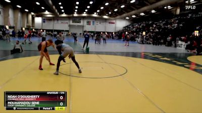 174 lbs Cons. Round 4 - Mouhamadou Sene, Colby Community College vs Noah O`Dougherty, Colorado Mesa University