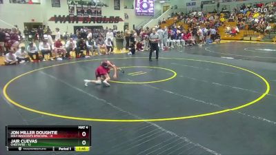 106 lbs 2nd Wrestleback (16 Team) - Jon Miller Doughtie, Holy Innocents Episcopal vs Jair Cuevas, Chestatee