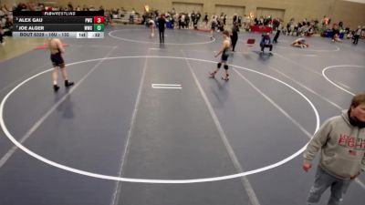 16U - 132 lbs Semis - Alex Gau, Pinnacle Wrestling Club vs Joe Alger, Waconia Wrestling Club