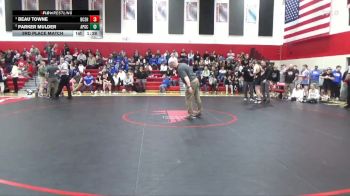 157 lbs 3rd Place Match - Parker Mulder, AP-GC vs Beau Towne, BCLUW-SH