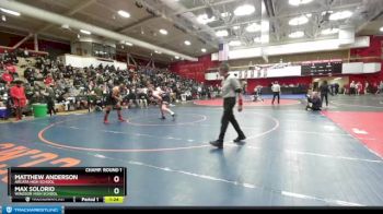 217 lbs Champ. Round 1 - Matthew Anderson, Arcata High School vs Max Solorio, Windsor High School