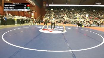 2A-144 lbs Cons. Round 3 - Skyler Wood, Saratoga vs Zach Unruh, Rocky Mountain