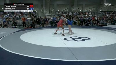 68 kg Champ. Rd Of 16 - Nora Akpan, Pinnacle Wrestling Club vs Lydia Krauss, Bearcat Wrestling Club