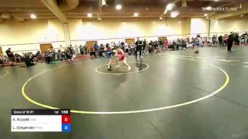 55 lbs Consi Of 16 #1 - Avery Russell, MWC Wrestling Academy vs Lincoln Gregersen, Pomona Elite (PWCC)