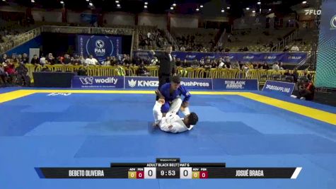 Josué Braga vs Bebeto Oliveira 2026 Pan Jiu Jitsu IBJJF Championship