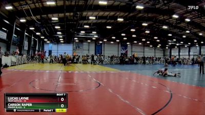 92 lbs Rd# 5- 3:45pm Friday Final Pool - Lucas Layne, Team Gotcha vs Carson Raper, Minion Black