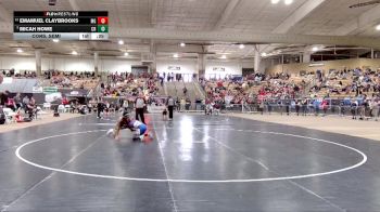 AA 113 lbs Cons. Semi - Emamuel Claybrooks, McGavock High School vs Micah Howe, Clarksville High School
