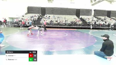 65 lbs Rr Rnd 4 - Christopher Weiner, Tugman vs Liam Reeves, Roundtree Wrestling Academy Black