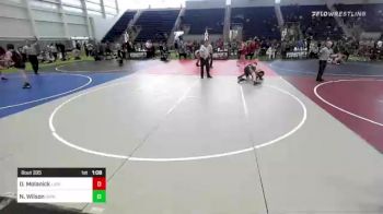 130 lbs Semifinal - Dominic Molanick, Lions WC vs Nolan Wilson, Grindhouse WC