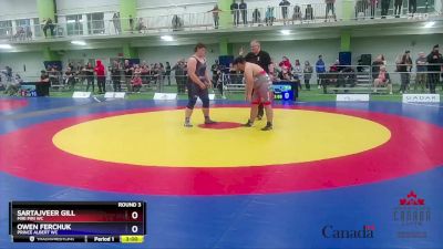 125kg Round 3 - Sartajveer Gill, Miri Piri WC vs Owen Ferchuk, Prince Albert WC