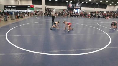 88 lbs Cons. Quarters - Cruz Evans, Warriors Of Christ WOC- Wrestling vs Logan Pigott, Siouxland Wrestling Academy