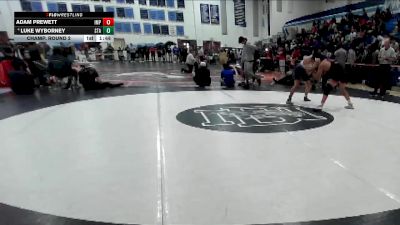 150 lbs Champ. Round 2 - Adam Prewett, Imperial vs Luke Wyborney, Saint Augustine