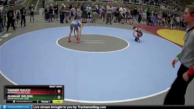 86 lbs Champ. Round 1 - Tanner Rauch, McMinnville Mat Club vs Gunnar Wilson, Salem Elite Mat Club