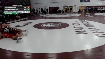 184 lbs Quarterfinal - Brandt Bombard, Augsburg vs Nathan Rosas, Central
