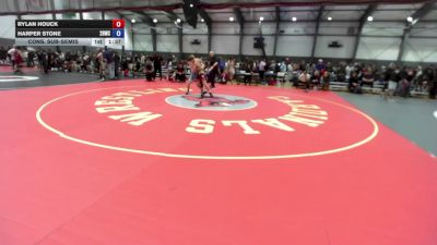 144 lbs Cons. Sub-semis - Rylan Houck vs Harper Stone, 208 Badgers Wrestling Club