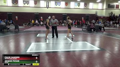 145 lbs Round 2 - Chloe Sanders, Vinton-Shellsburg vs Genesis Pickar, Osage