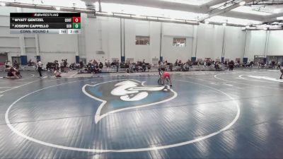 125 lbs Cons. Round 4 - Wyatt Gentzel, Cortland State vs Joseph Cappello, Scranton