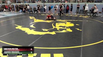 97 lbs Semifinal - Andrew Erickson, Juneau Youth Wrestling Club Inc. vs Greyson Reuter, Interior Grappling Academy