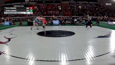 G 185 lbs 5th Place Match - Sage Larson, Twin Falls vs Ellli Hansen, Madison