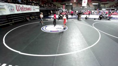 132 lbs Carson Quesada, SCVWA - Santa Clara Valley Wrestling Association vs Gabryel Juarez, KCWA - Kern County Wrestling Association