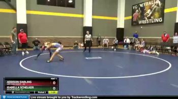 100 lbs Placement - Isabella Schelker, Missouri Blue vs Addison Darling, Grit And Grace