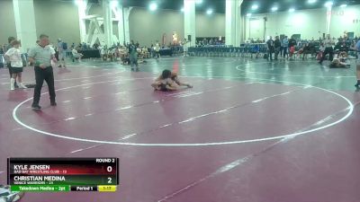 150 lbs Round 2 (10 Team) - Christian Medina, Venice Warriors vs Kyle Jensen, Bad Bay Wrestling Club