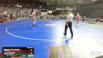 1B/2B 165 Cons. Semi - Brody Schillinger, Davenport vs Clae Holling, Liberty (Spangle)