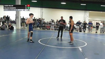 150 lbs Consi Of 64 #2 - Aiden Milam, OH vs Dillon Roberts, VA