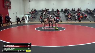 175 lbs Cons. Round 1 - Clayton Isham, Clear Creek-Amana vs AJ Christner, Eddyville-Blakesburg-Fremont