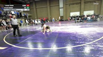 135 lbs Cons. Semi - Paige Tihen, Ft. Zumwalt South vs Kylie Huber, Garden City