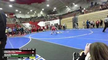 138 lbs Quarterfinal - Keagan Murray, Greenwood vs Colton Pfettscher, Evansville F.j. Reitz
