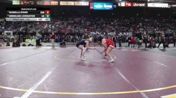 130 lbs Cons. Round 6 - Isabella Stark, Sandpoint vs Emmeline Livingston, LaGrande