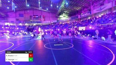 120 lbs Quarterfinal - Kaius Rivera, Team Montana vs Colin George, Chatfield WC