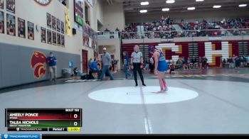 120 lbs Quarterfinal - Ameely Ponce, Nyssa vs Talea Nichols, Rocky Mountain