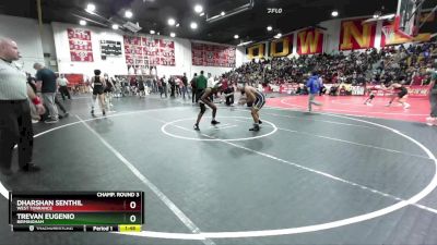 126 lbs Champ. Round 3 - Trevan Eugenio, Birmingham vs Dharshan Senthil, West Torrance