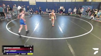 67 lbs 5th Place Match - Nehemiah Andronic, IL vs Ryker Langley, IA