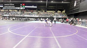 140 lbs 3rd Place Match - Morgan Hinton, Spring Hill HS vs Kiana Berryman, Pittsburg HS