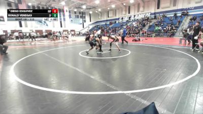113 lbs Champ. Round 2 - Ronald Venegas, San Ysidro vs Diego Esquivez, Imperial