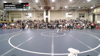 144 lbs Quarterfinal - Jack Asencios, Foxborough vs Samuel Imlach, Triton