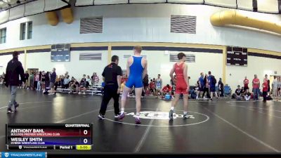 152 lbs Quarterfinal - Anthony Bahl, Bulldog Premier Wrestling Club vs Wesley Smith, Hybrid Wrestling Club