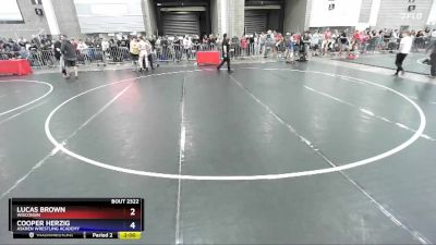 106 lbs Cons. Round 2 - Lucas Brown, Wisconsin vs Cooper Herzig, Askren Wrestling Academy