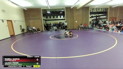 125lbs Cons. Round 5 - Liliana Frank, Edmonds-Woodway (Girls) vs Isabell Garcia, Sunnyside (Girls)