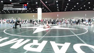 84 lbs Champ. Round 3 - Axel Forsman, TX vs Evan Allison, TX