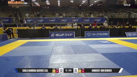 Kimberly Ann Bowser vs Carla Barbosa Queiroz Leal 2026 Pan Jiu Jitsu IBJJF Championship