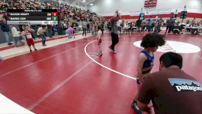 45-47 lbs Round 2 - Mateo Ceh, Greeley Metro WC vs Daxon Kraft, Eaton Reds WC