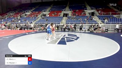 190 lbs Rnd Of 32 - Christian Mertz, ND vs Daniel Moylan, CA