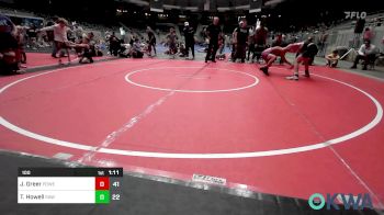 100 lbs Rr Rnd 3 - Jett Greer, Powerhouse Elite 12u vs Trey Howell, Raw