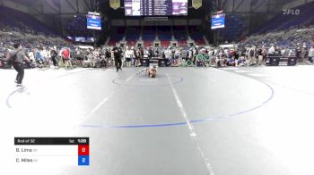 94 lbs Rnd Of 32 - Bobby Lima, Oklahoma vs Carson Miles, Arizona